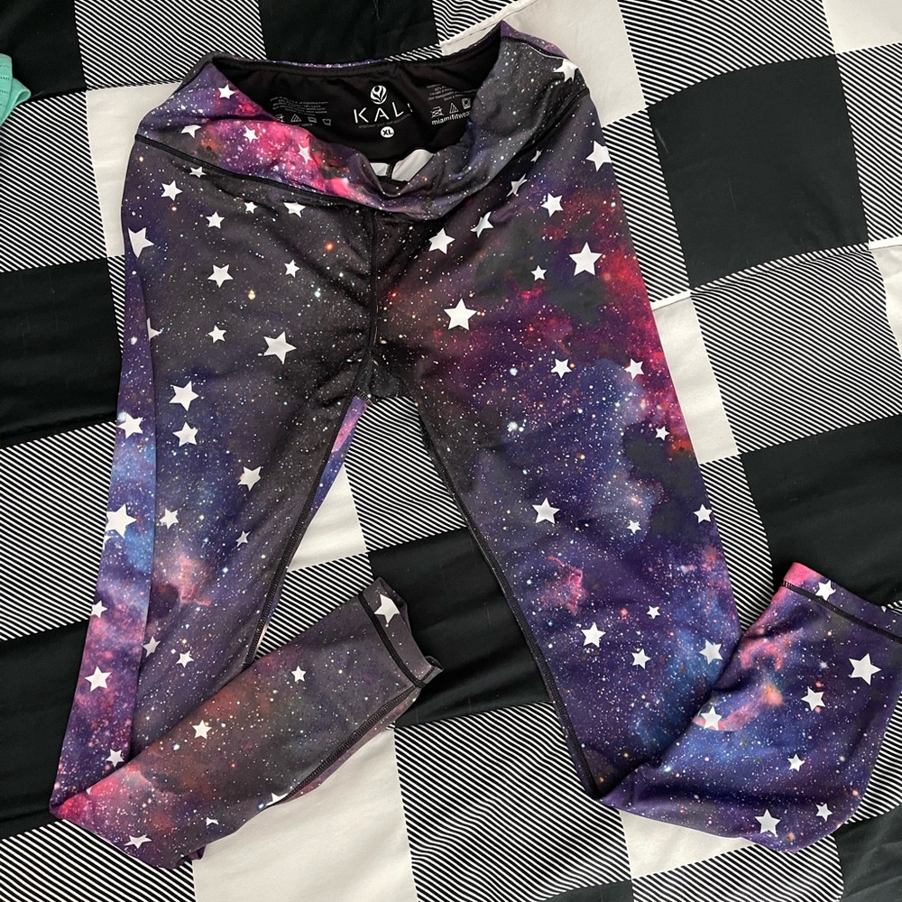 Kali by MiamiFitwear galaxy compression leggings. Full length size XL (14/16)